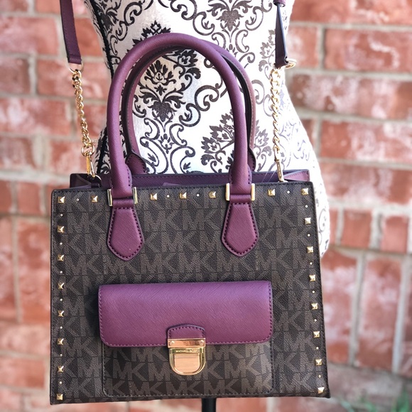 Michael Kors Handbags - Michael kors Bridgette studded satchel handbag